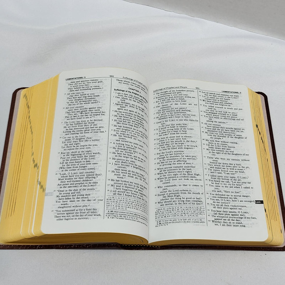 Pair of The New American Bibles: Saint Joseph Edition and 2001 American Standard - Picture 14 of 16